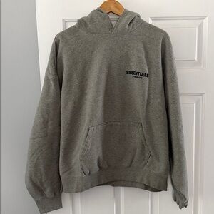 Essentials Charcoal Gray Hoodie